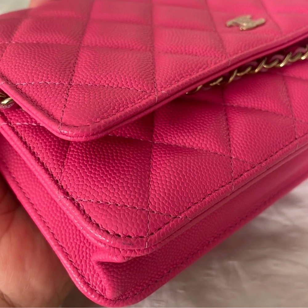 Authentic Chanel woc caviar pink bag - Picture 4 of 14